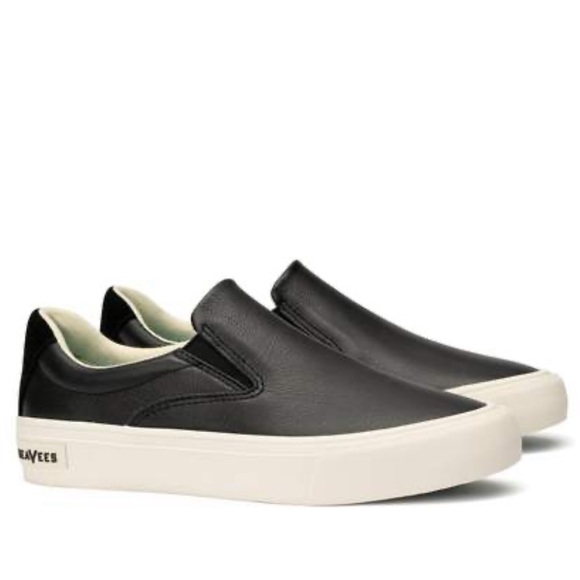SEAVEES HAWTHORNE SLIP ON LEATHER Sneakers - Picture 1 of 7